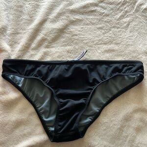 Jolyn “Andy” bikini bottom. Black, size Large.